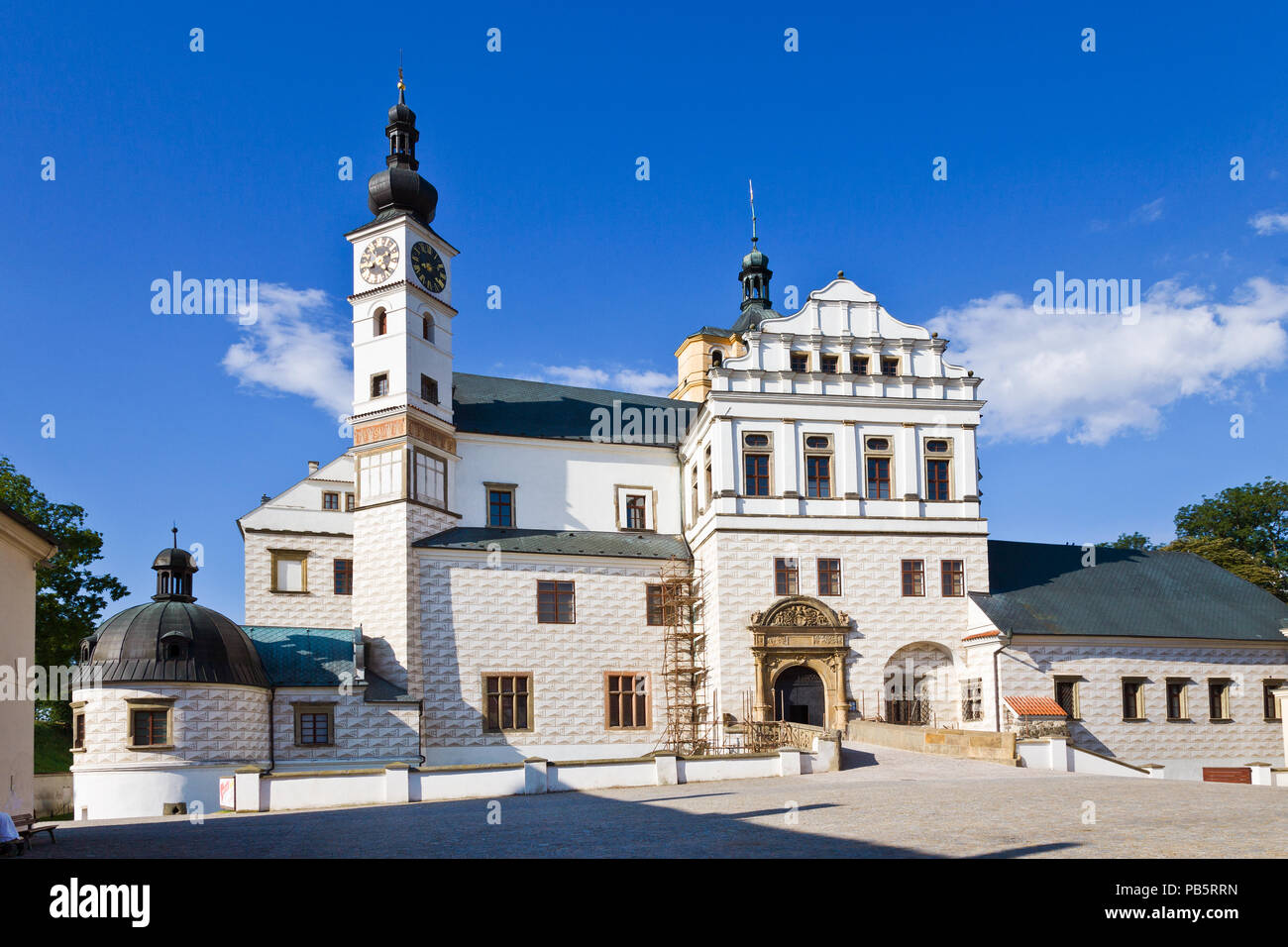 Château renaissance, Pardubice, République tchèque, la Bohême de l'Est Banque D'Images