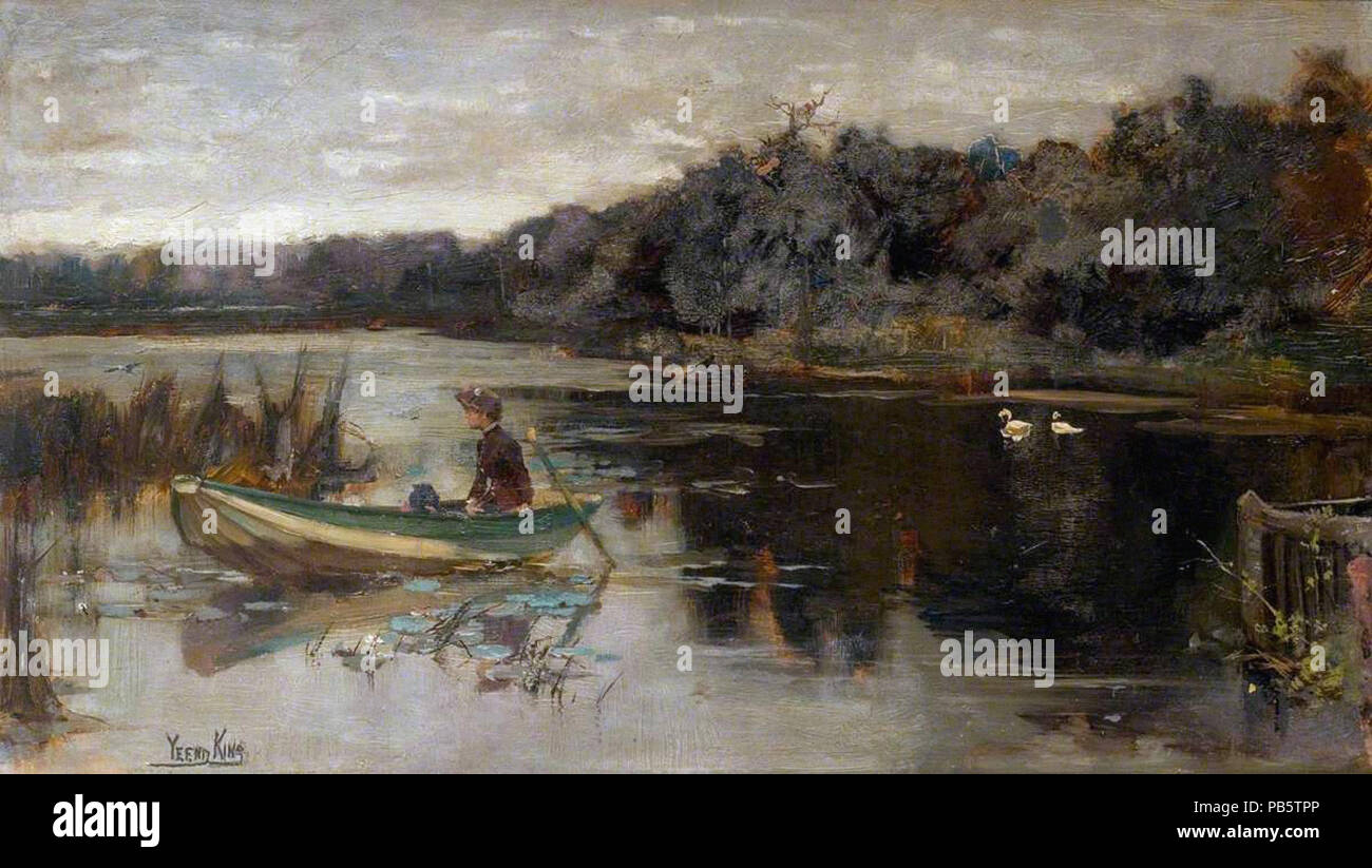 John Yeend King - sur l'Upper Thames Banque D'Images