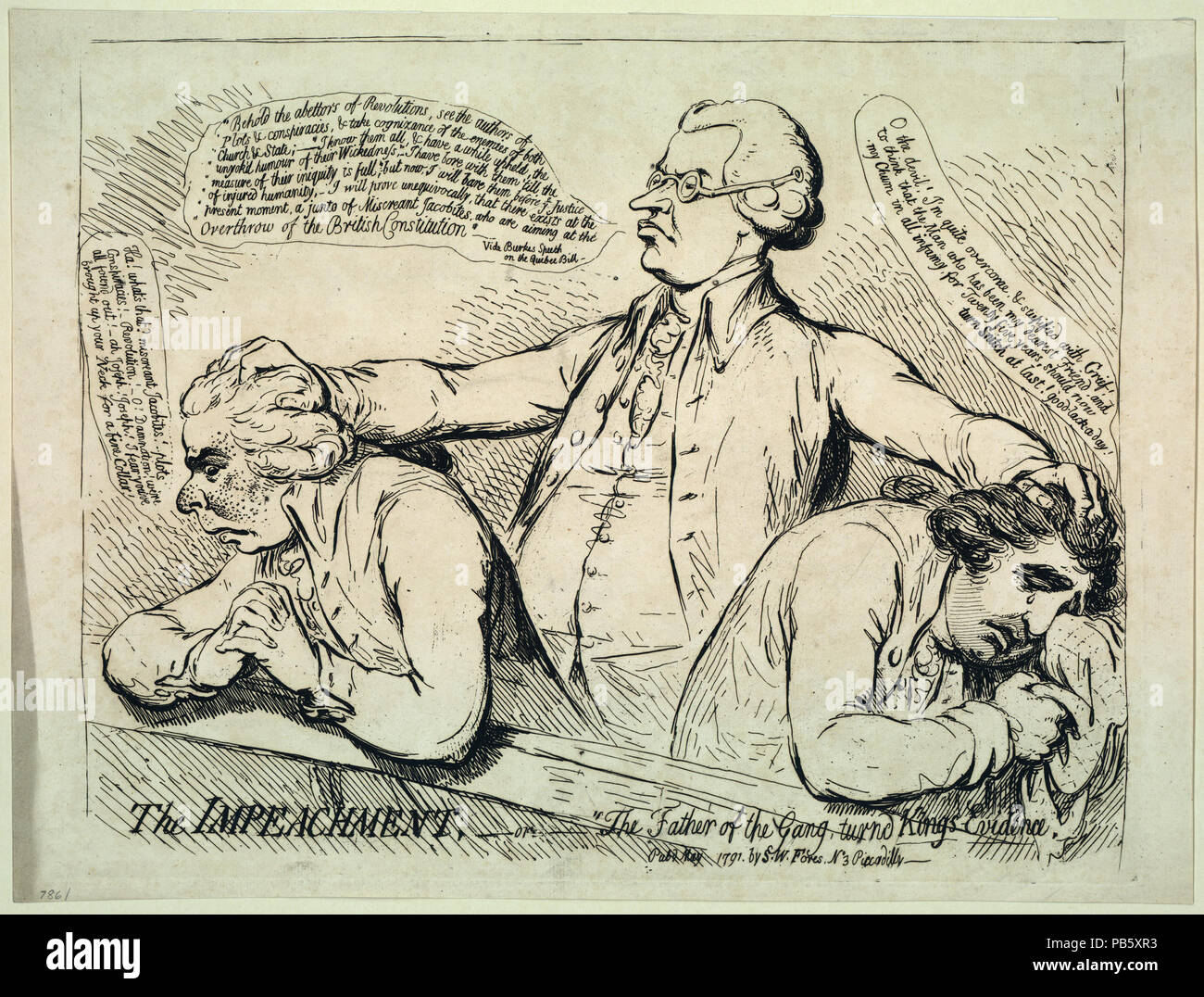 1645 La destitution, ou "le père de la bande s'Rois preuve" RCAC2004671429 Banque D'Images