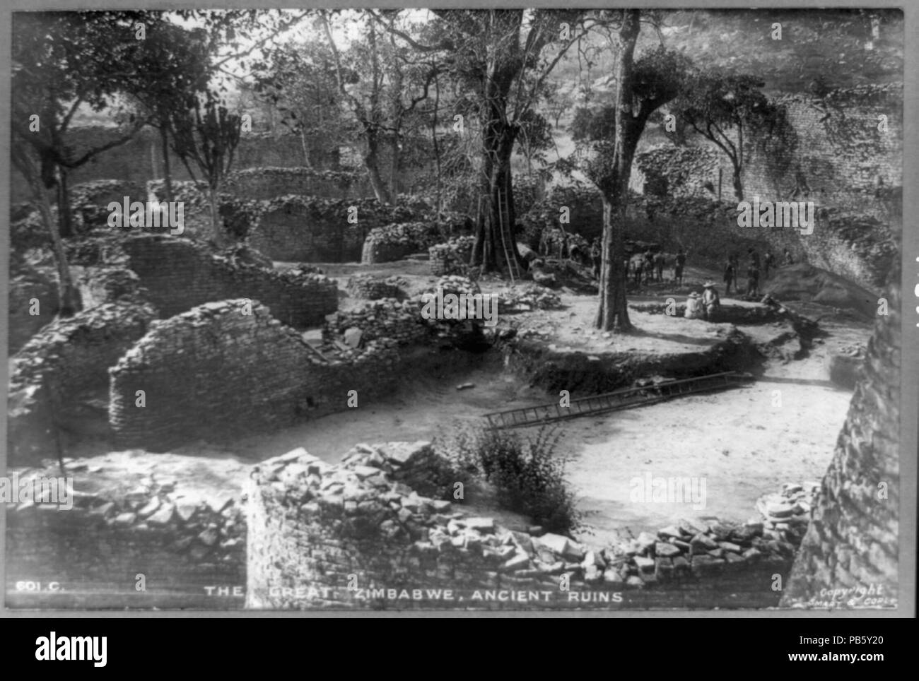 1641 Le Grand Zimbabwe, ruines anciennes RCAC89714067 Banque D'Images