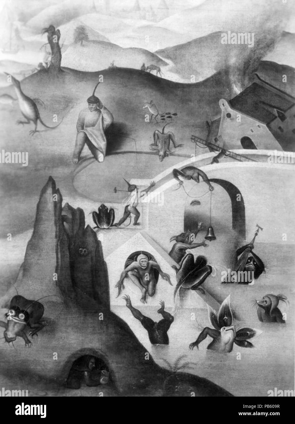 1605 Tentation de saint Antoine 38b Banque D'Images