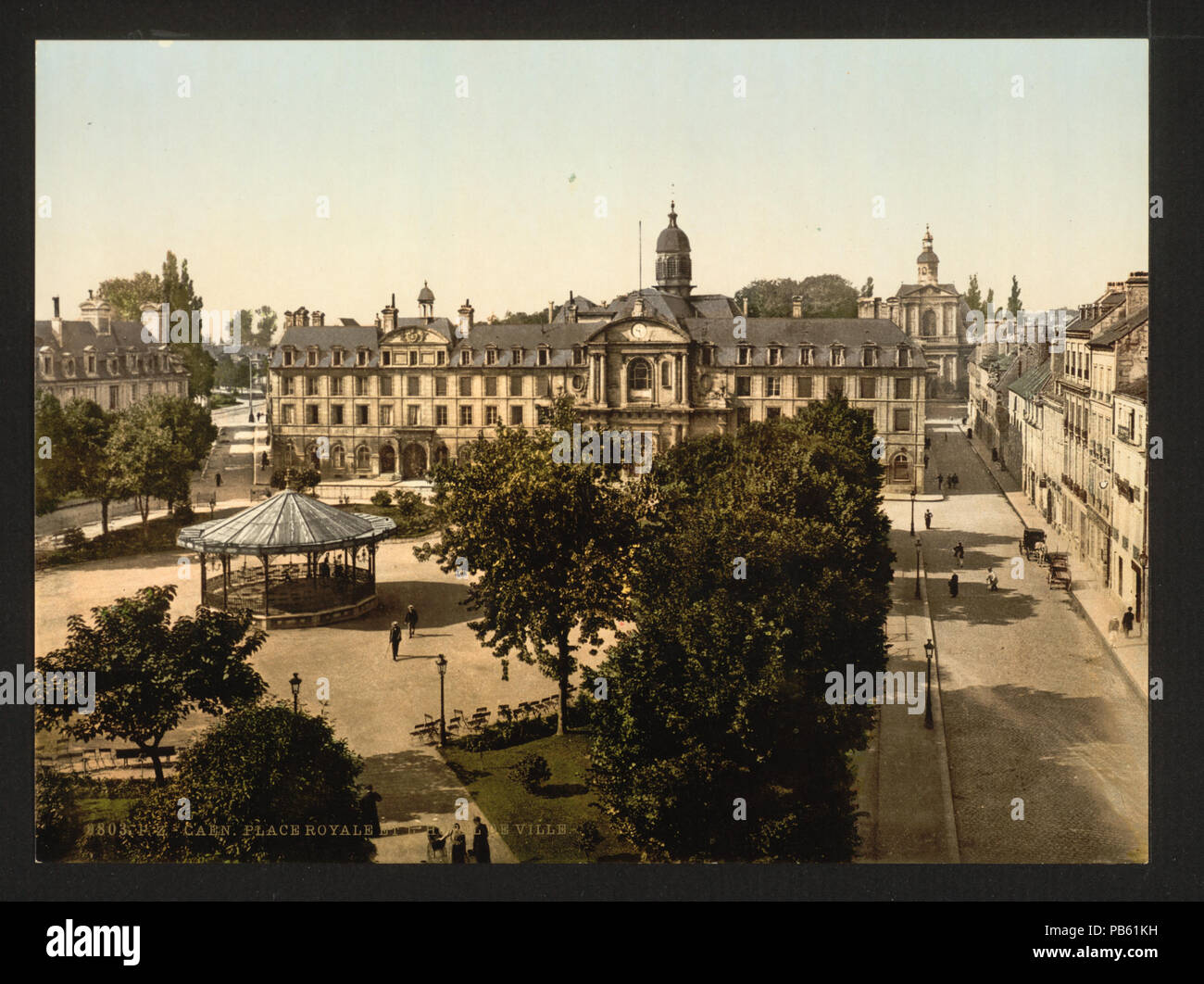 1274 Palais Royal et hôtel de ville, Caen, France-RCAC2001697603 Banque D'Images