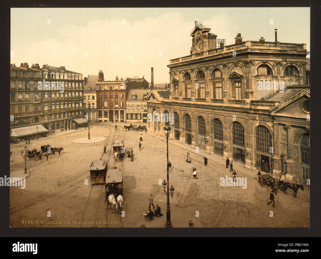1692 La gare, Lille, France-RCAC2001698412 Banque D'Images