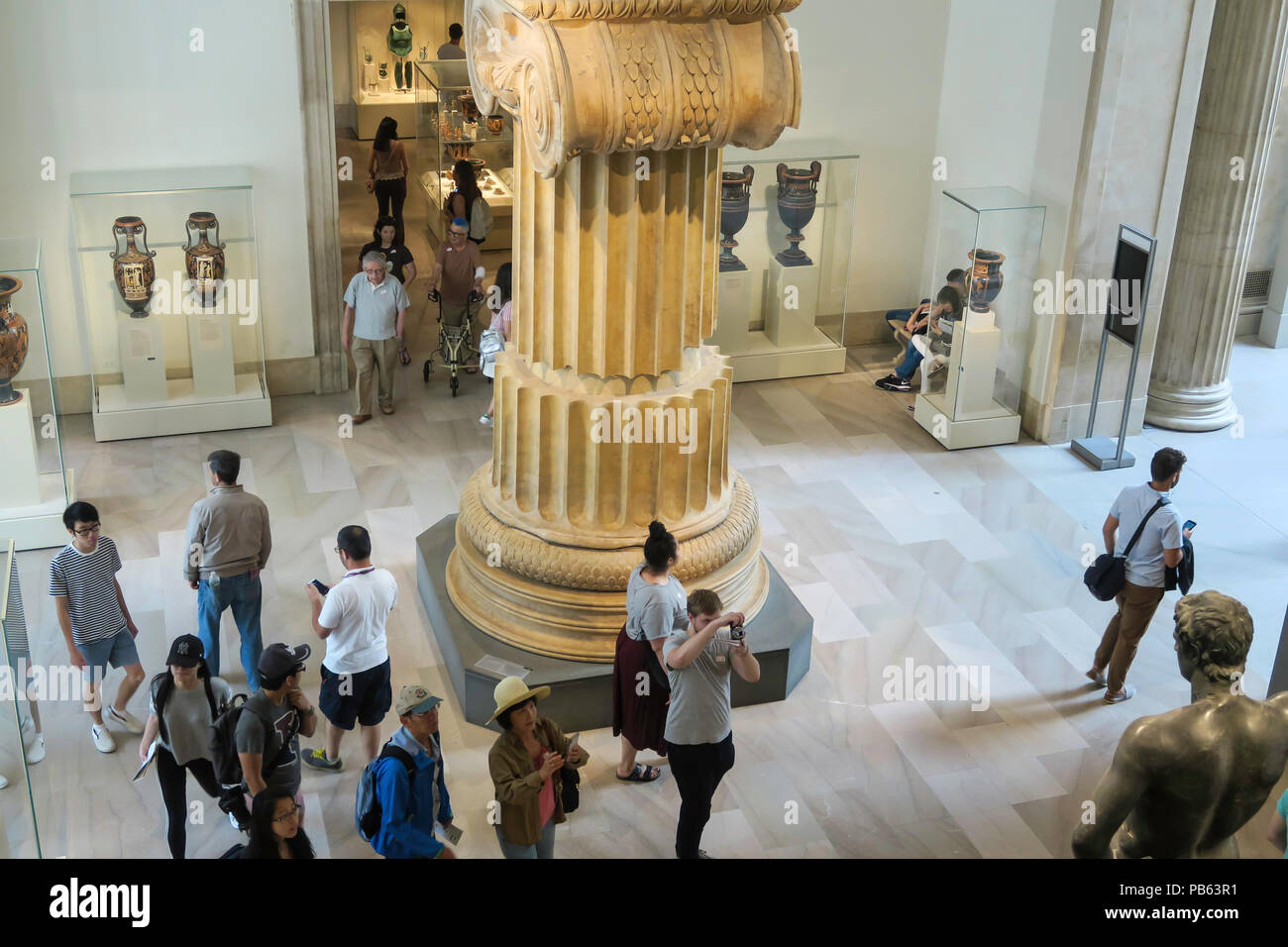 Metropolitan Museum of Art de New York City, USA Banque D'Images