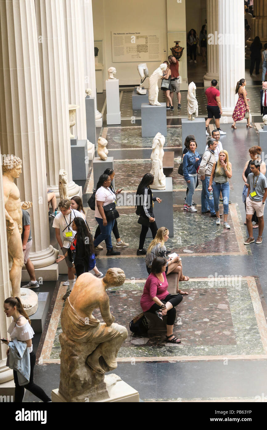 Metropolitan Museum of Art de New York City, USA Banque D'Images