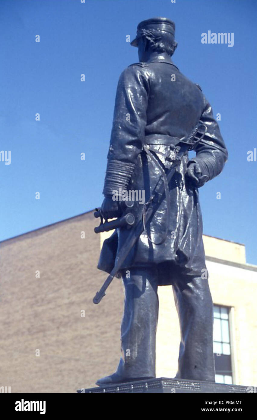 1072 Muskegon Farragut statue Banque D'Images