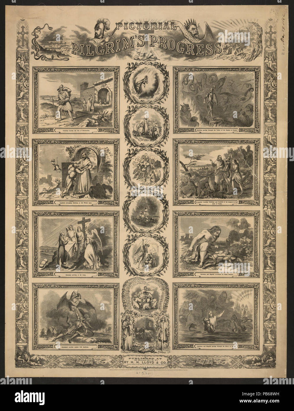 1192 Pictorial Pilgrim's Progress RCAC2003671419 Banque D'Images