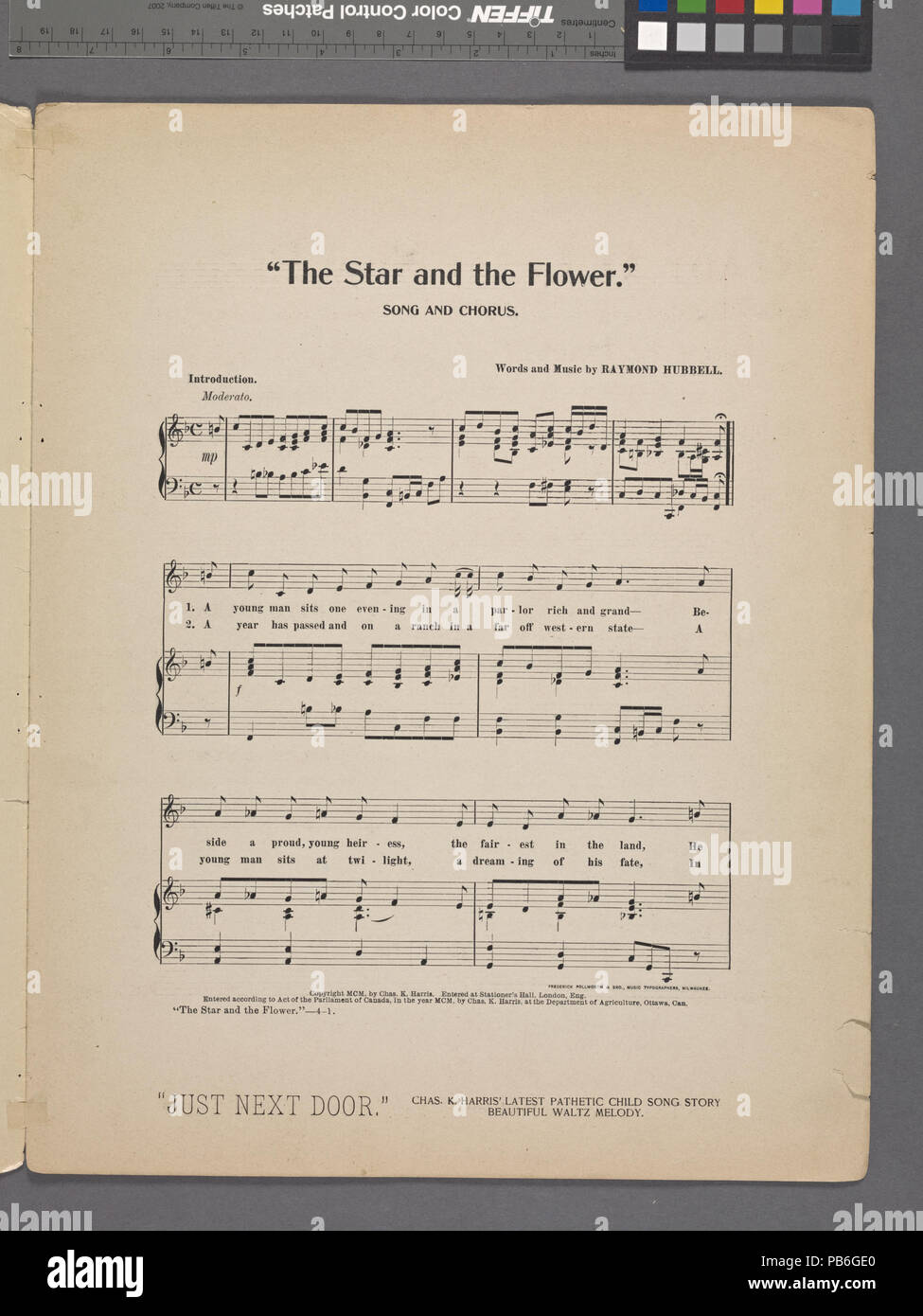 1703 L'étoile et la fleur (NYPL)-609030-1945588 Hades Banque D'Images