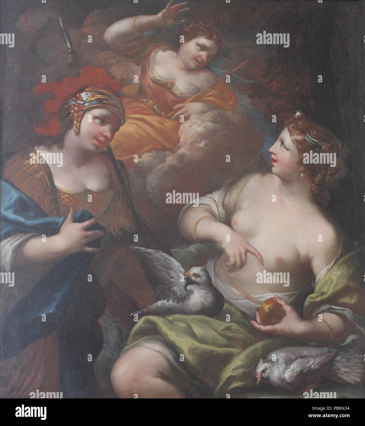 1594 Süddeutsch - Vénus, Minerva und Juno - Schloss Caputh, Kabinett des Kurfürsten Banque D'Images