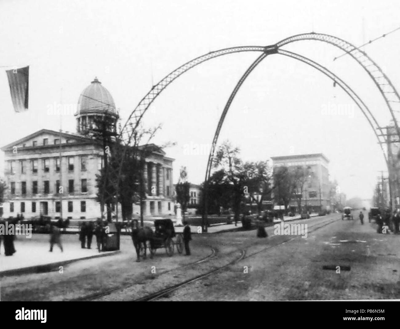 1560 Springfield 5e et Adams Banque D'Images