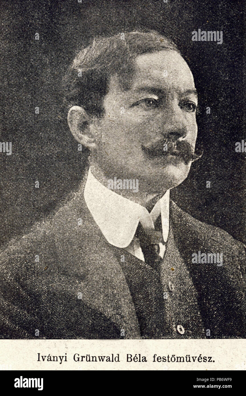 Iwanyi 818 TVL 1906 Bela Grunwald marc 18 Nr12. Banque D'Images
