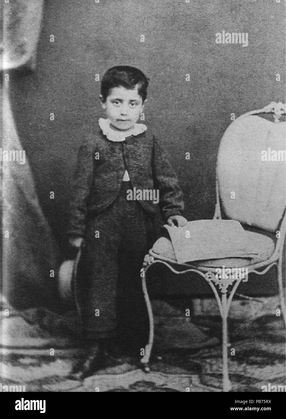 735 Gustav Mahler comme enfants Banque D'Images