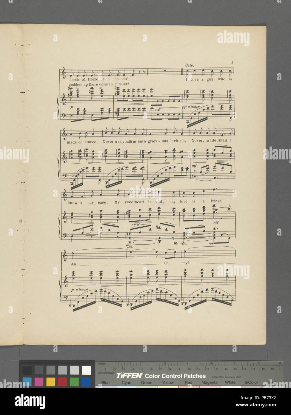 781 J'aime une fille qui est fait de stuc (NYPL)-609922-1802016 Hades Banque D'Images