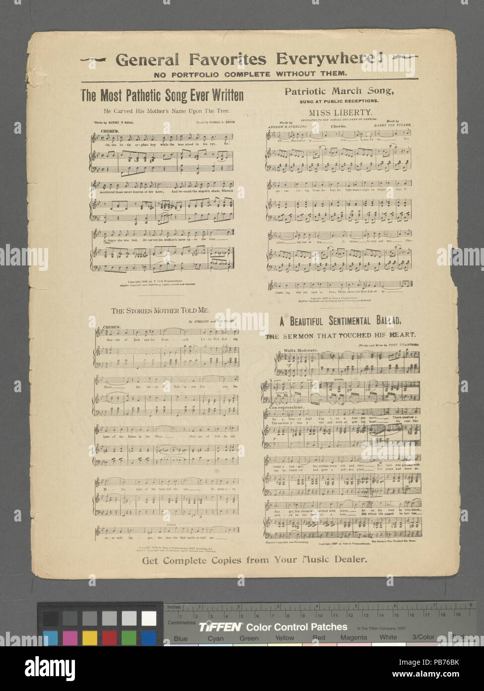 850 juste chanter une chanson pour l'Irlande (NYPL)-609894-1805375 Hades Banque D'Images