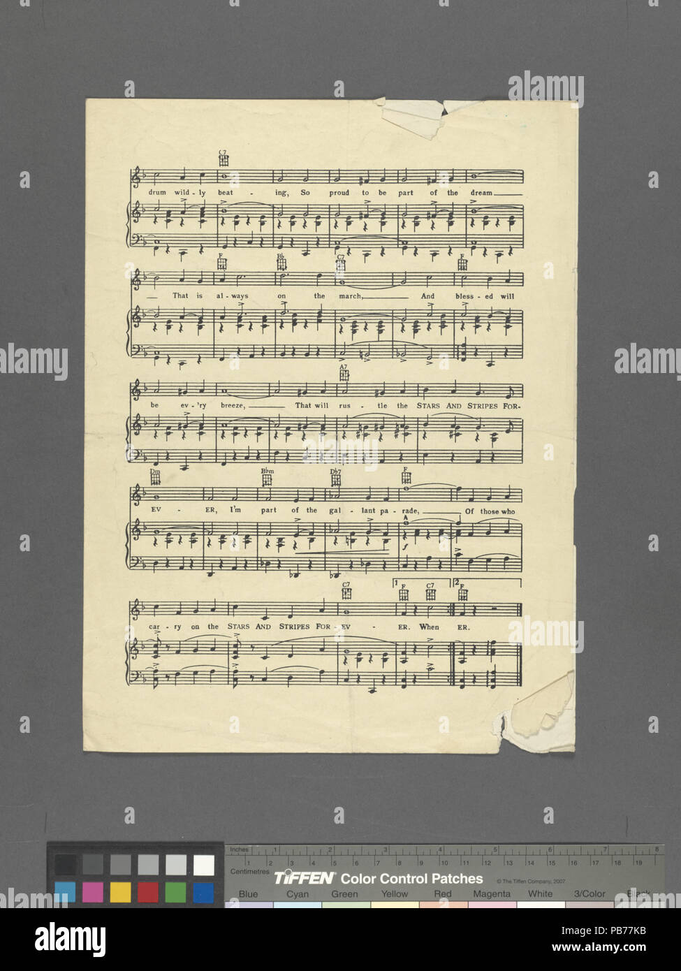 1703 Les stars and stripes forever (NYPL)-464652-1940937 Hades Banque D'Images