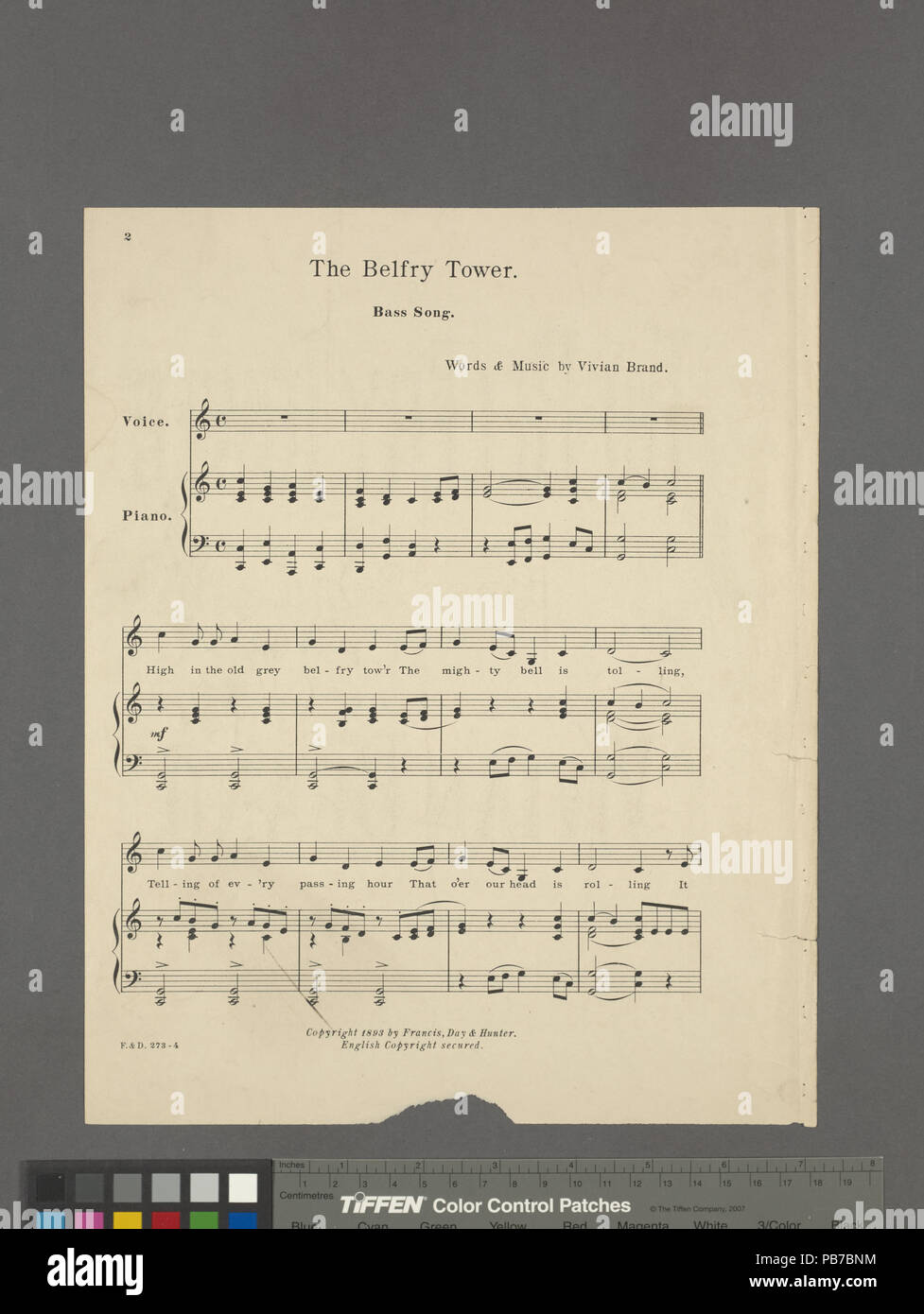 1615 La tour du beffroi (NYPL)-449123-1690484 Hades Banque D'Images