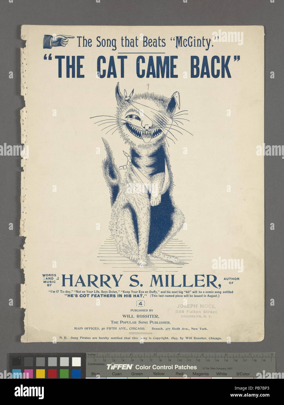 1621 Le chat est revenu (NYPL)-449136-1157323 Hades Banque D'Images