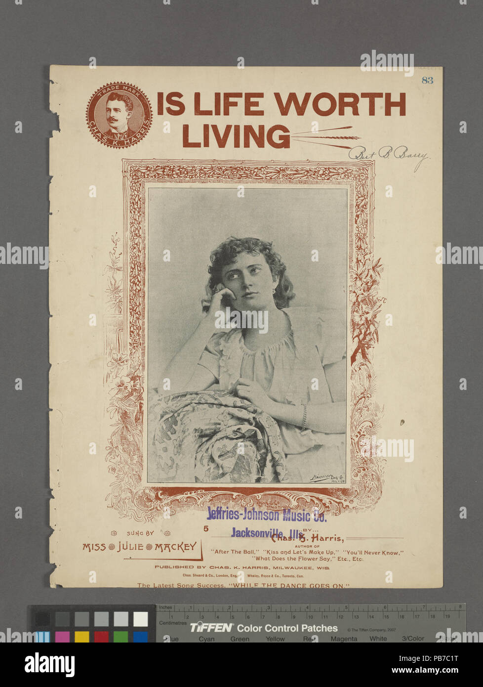 812, c'est la vie intéressant la vie (NYPL)-449208-1157395 Hades Banque D'Images