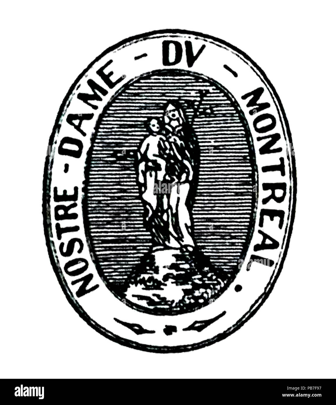 1120 Notre-Dame de Montréal Banque D'Images