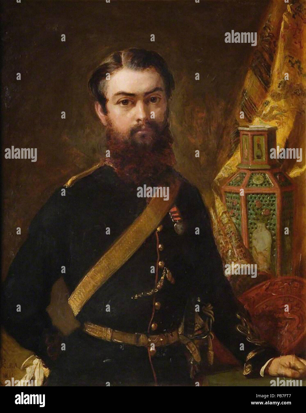 Knight John Prescott - Portrait de l'a.S. Prescott Banque D'Images