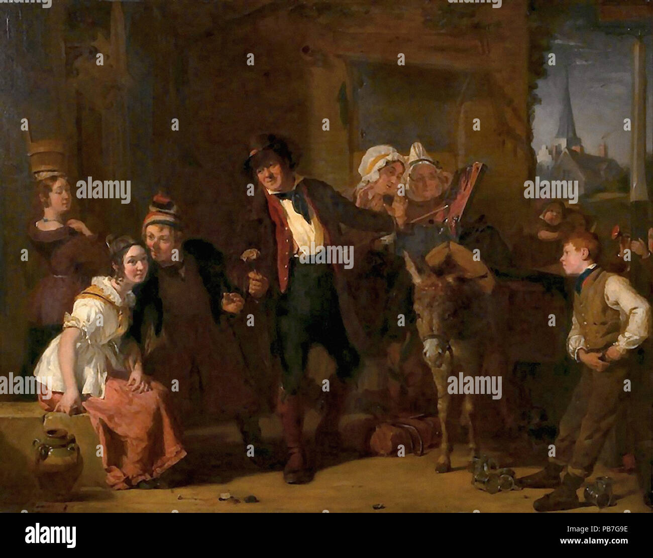 Knight John Prescott - The Merry Pedlar Banque D'Images