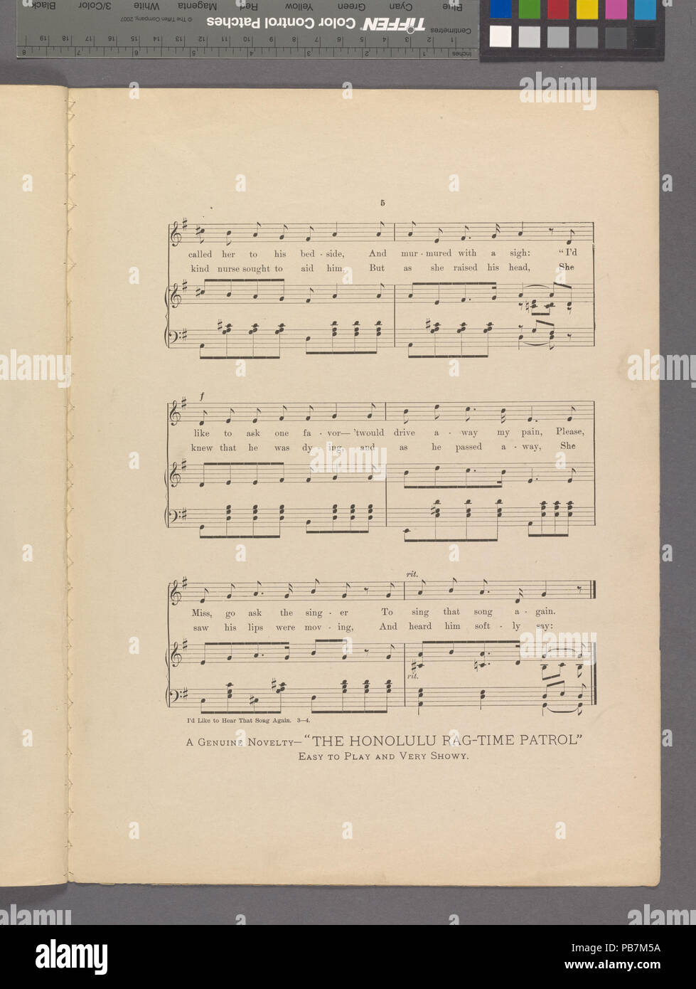 783 J'aimerais entendre ce chant nouveau (NYPL)-608723-1991225 Hades Banque D'Images