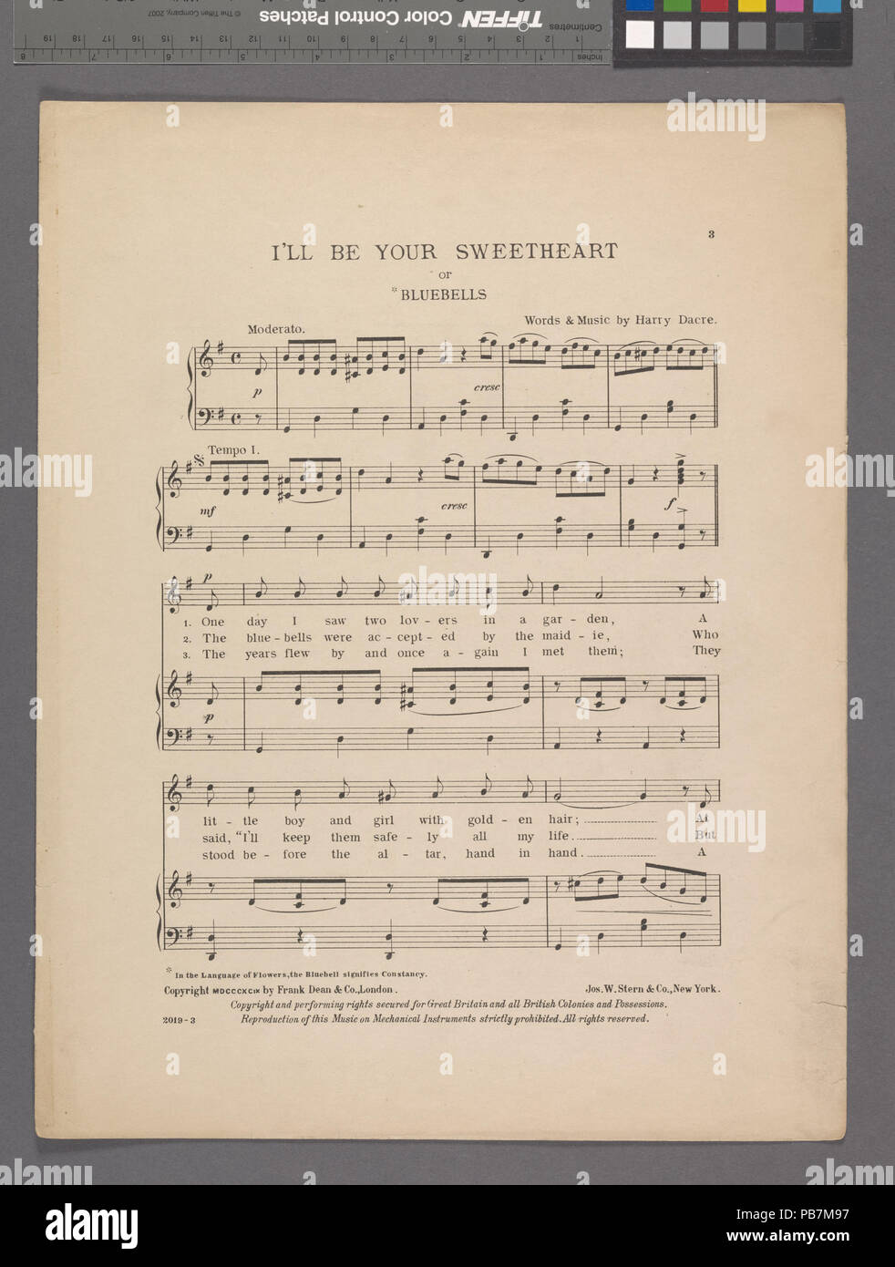 784 Je vais être votre moitié, ou, jacinthes (NYPL)-608655-1991402 Hades Banque D'Images