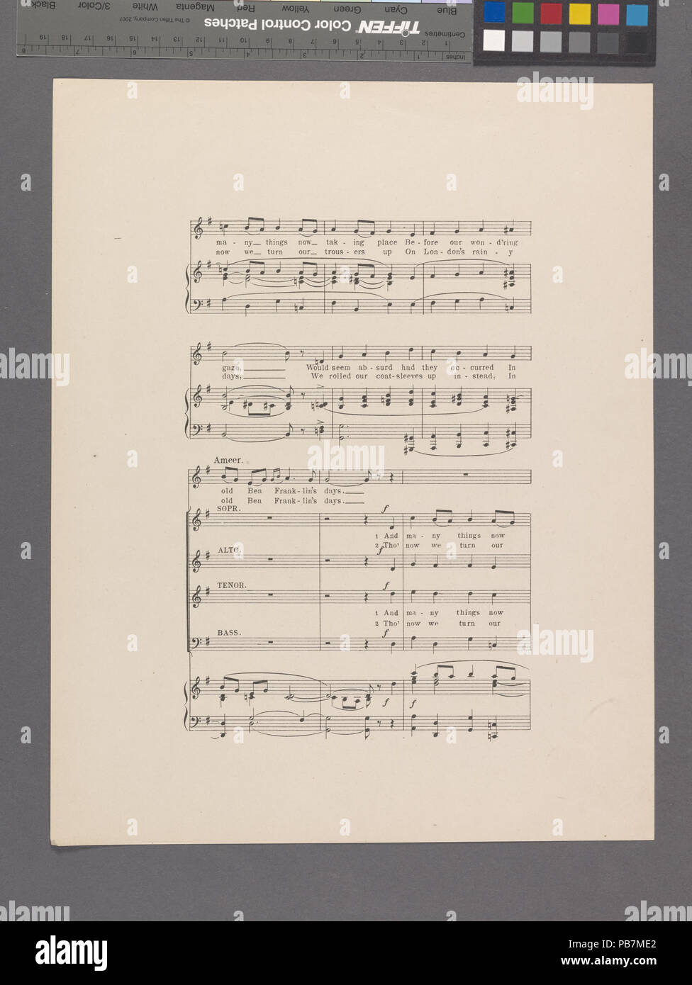 797 dans les vieux jours de Ben Franklin (NYPL)-608673-1991511 Hades Banque D'Images