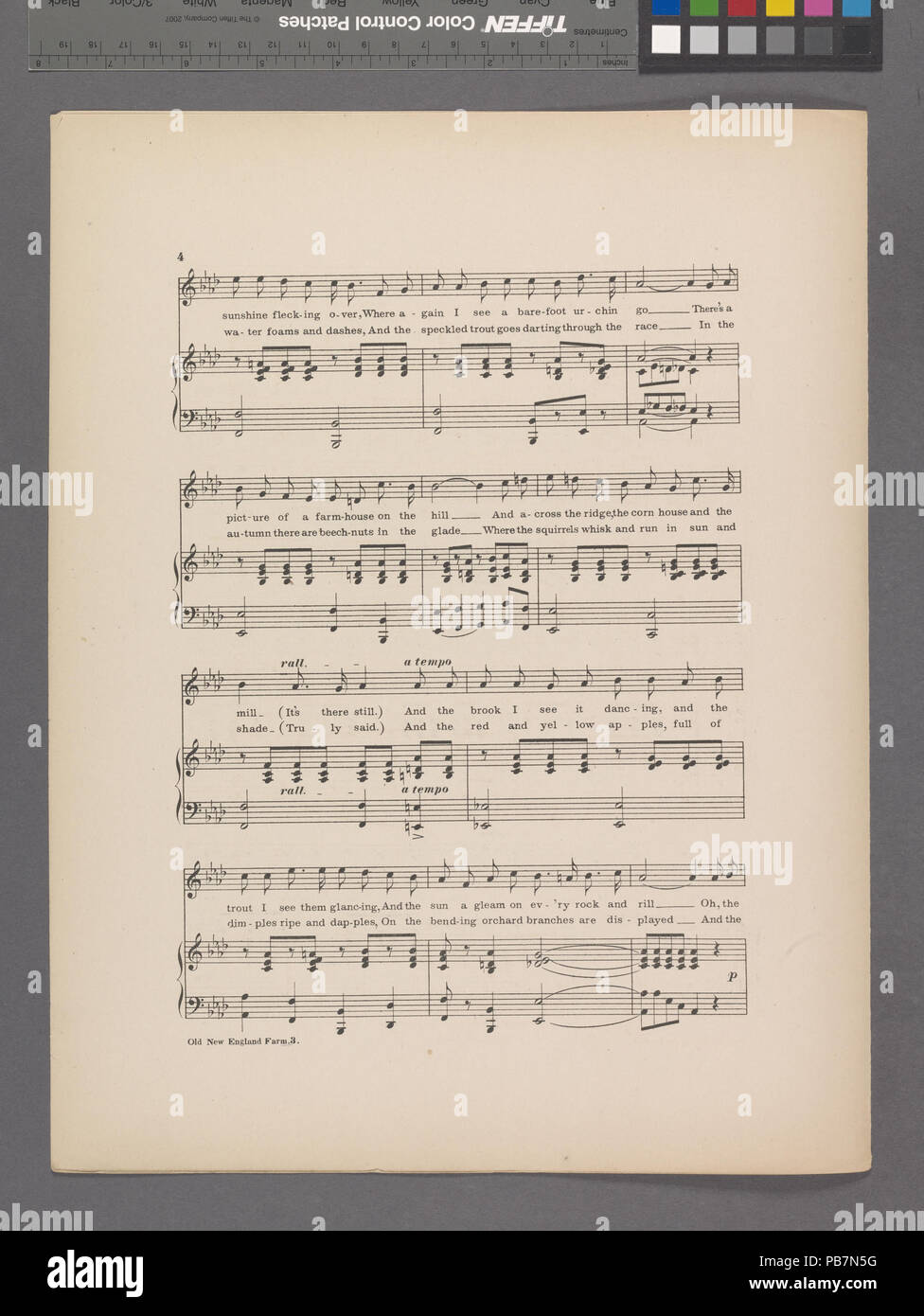 1661 L'ancienne ferme de la Nouvelle-Angleterre des autres jours (NYPL)-609728-1991537 Hades Banque D'Images