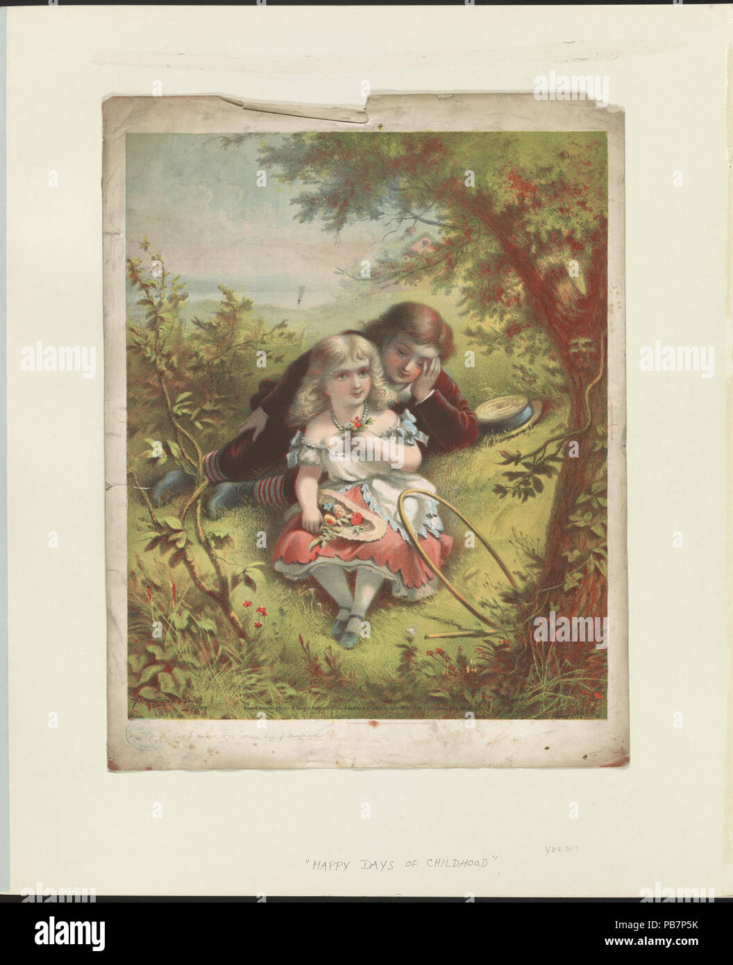 742 les jours heureux de l'enfance RCAC2003654061 Banque D'Images