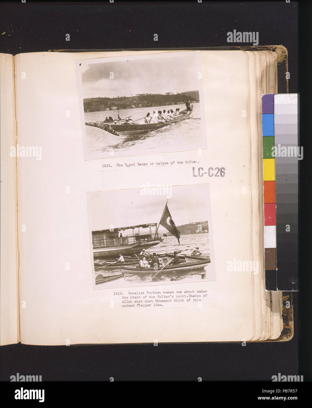 1695 Le royal barge ou caique du Sultan RCAC2011649921 Banque D'Images