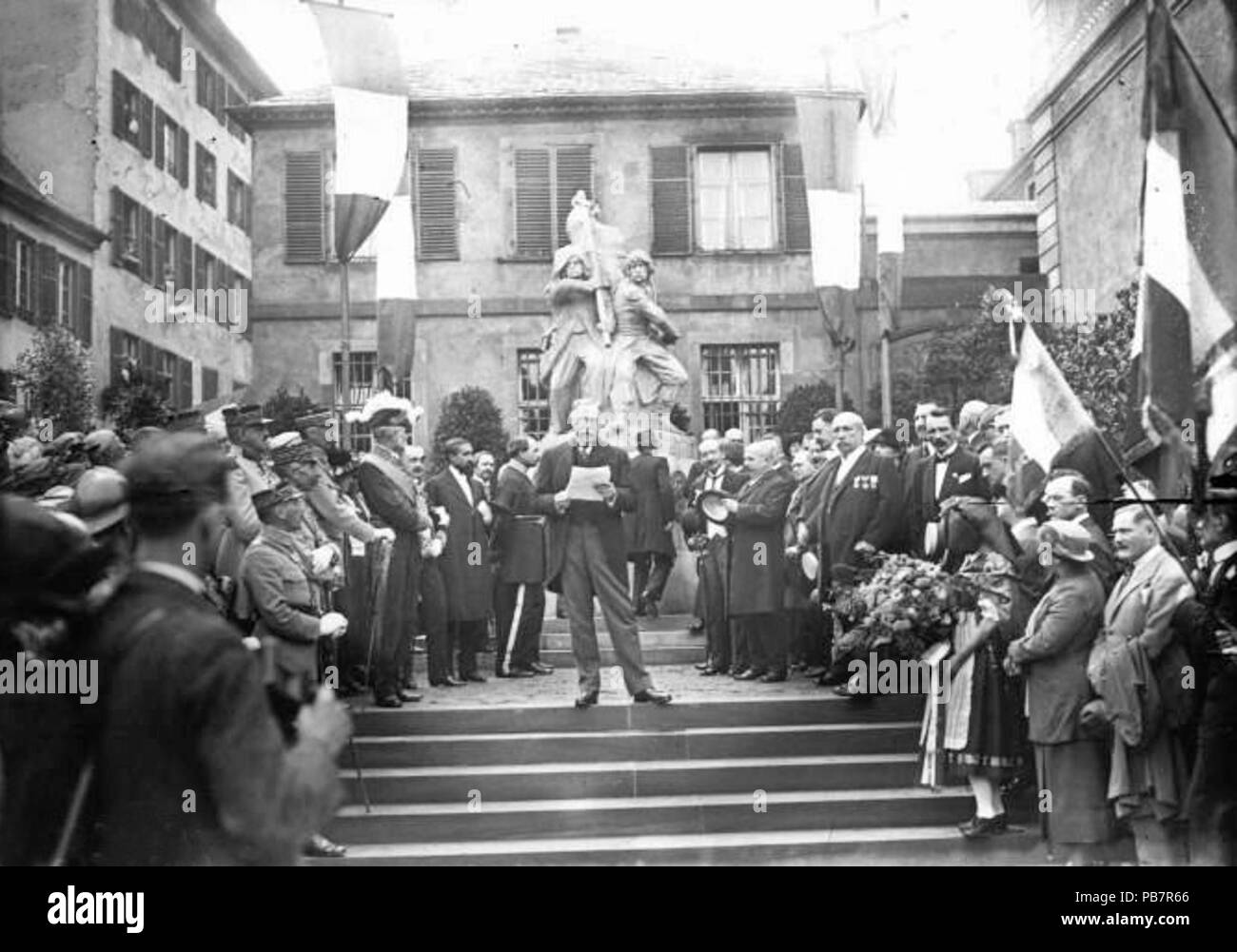 799 Inauguration du monument de la Marseillaise-Strasbourg-1922 Banque D'Images