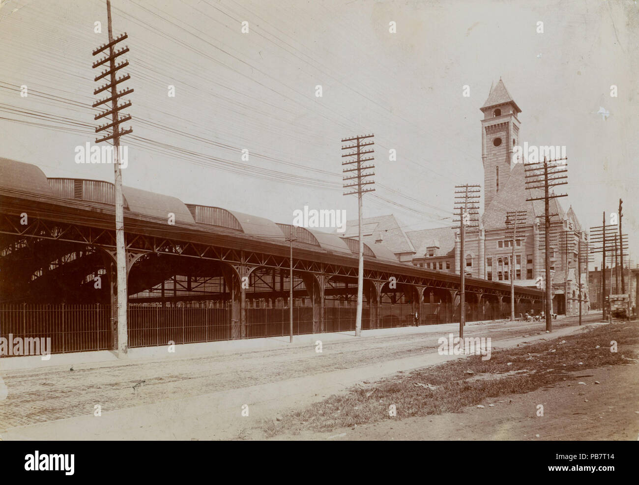 1709 La gare la gare Union station et vu à partir de la dix-huitième Street Banque D'Images