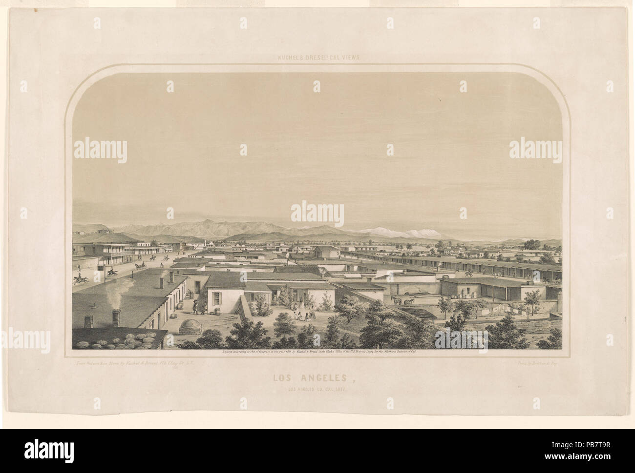 938 Los Angeles, Los Angeles Co., Cal RCAC2003670160 Banque D'Images