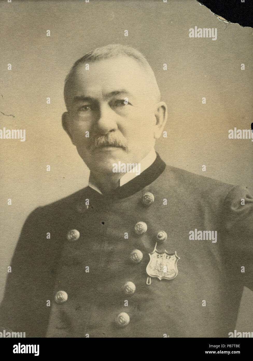 887 Laurence Harrigan. Chef de la police Banque D'Images