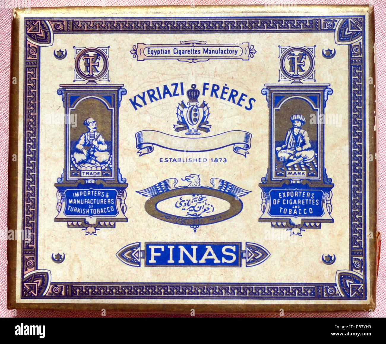 871 Frères Kyriazi Finas Banque D'Images