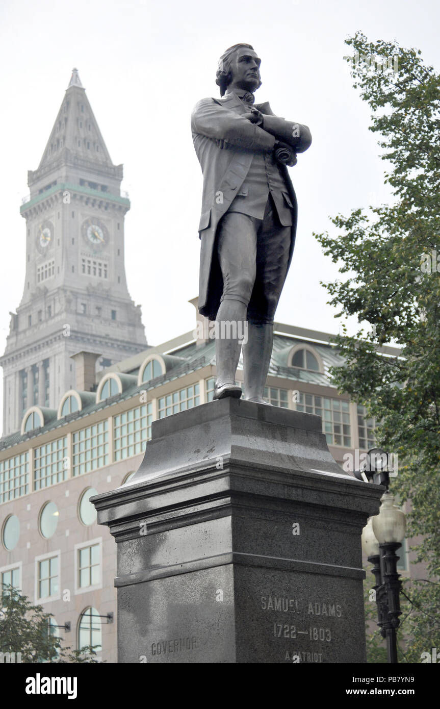 1286 Samuel Adams, Faneuil Hall Banque D'Images