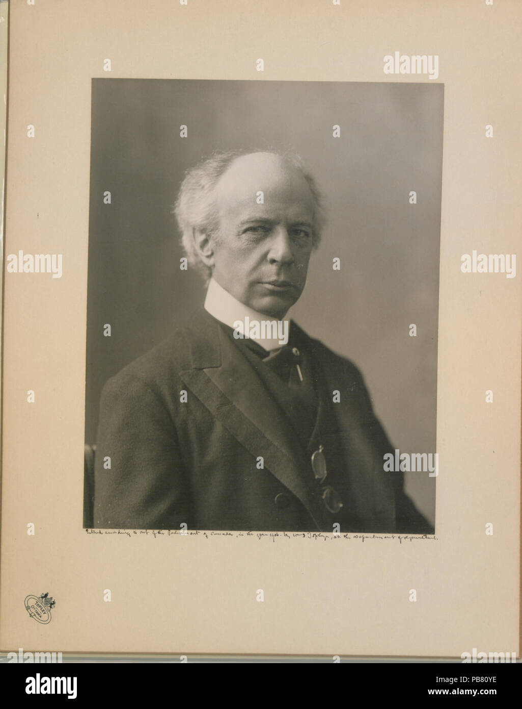 1644 L'Honorable Sir Wilfrid Laurier E Photo (HS85-10-16875) original Banque D'Images