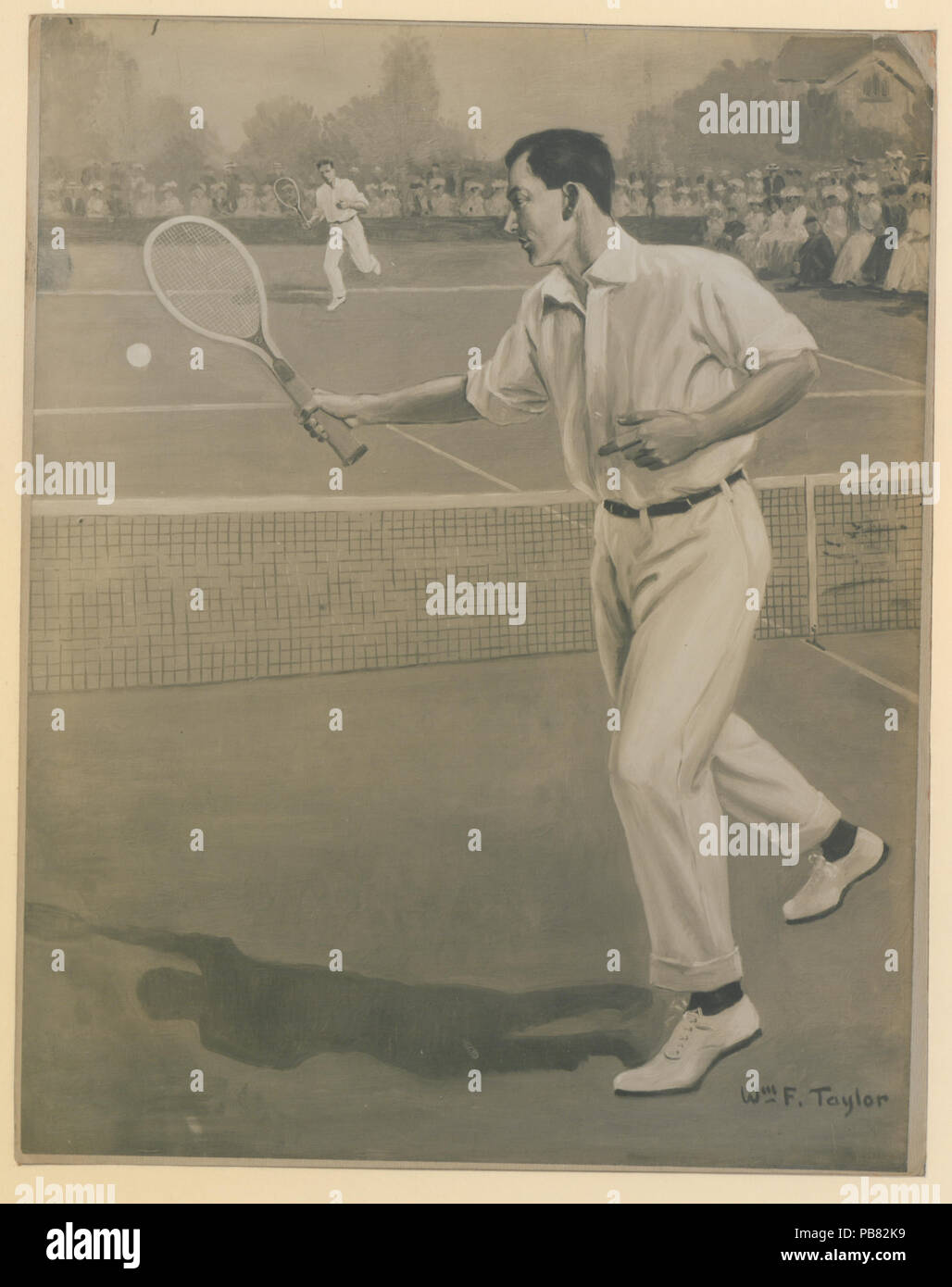 Tennis 1604 (HS85-10-21988) original Banque D'Images