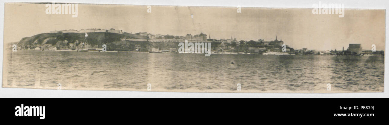 1166 Vue panoramique de Québec (HS85-10-17466) original Banque D'Images