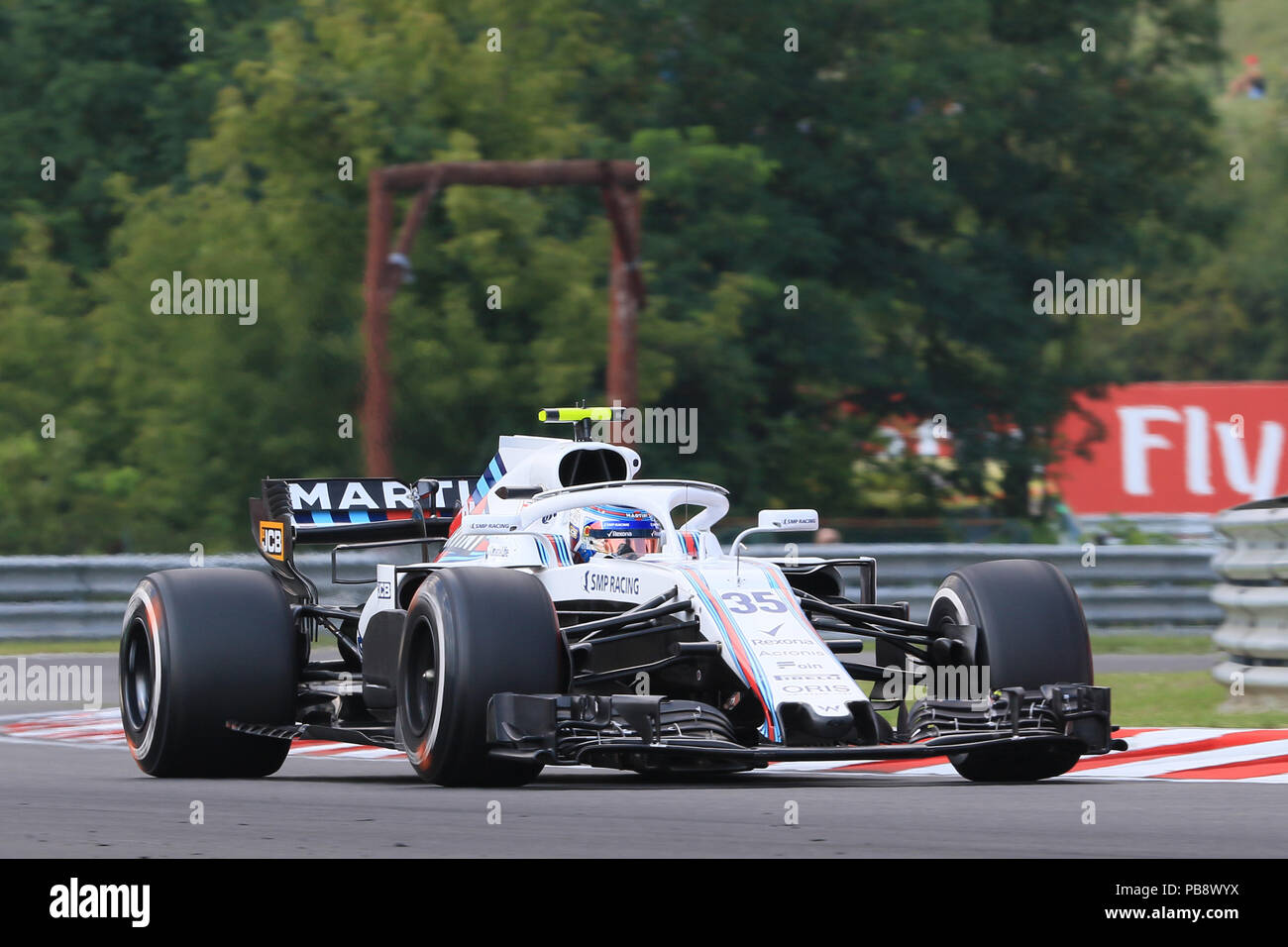 Hungaroring, Mogyorod, Hongrie. 27 juillet, 2018. La formule un Grand Prix de Hongrie, la pratique libre vendredi ; Williams Martini Racing, Sergey Sirotkin : Action Crédit Plus Sport/Alamy Live News Banque D'Images