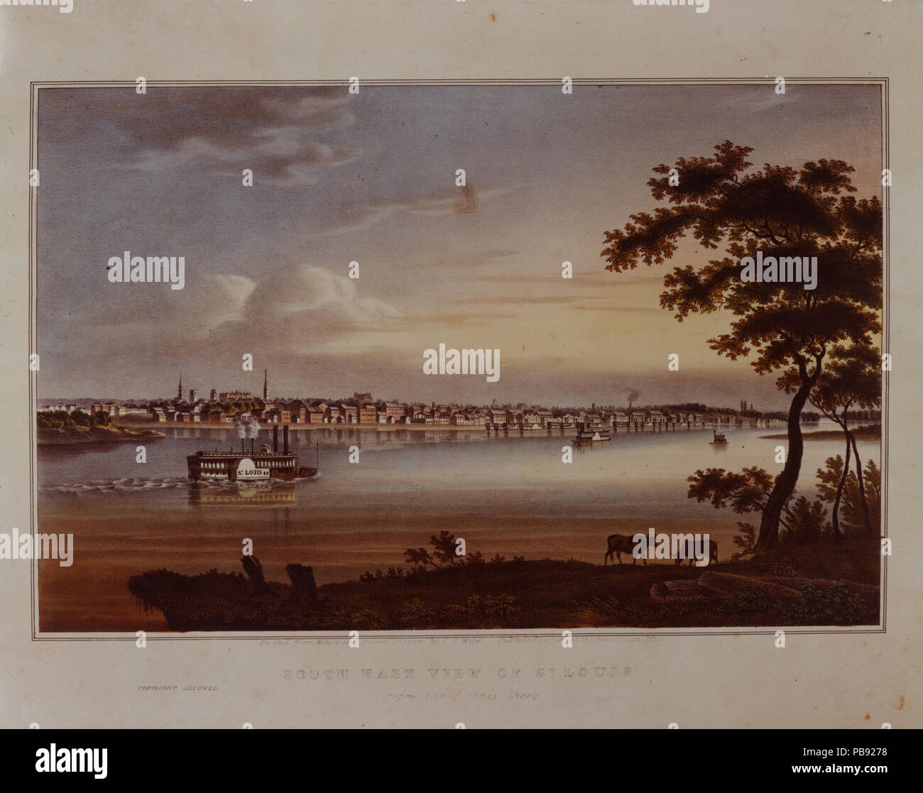 1552 Vue du sud-est de Saint Louis. (VM90-000473) Banque D'Images