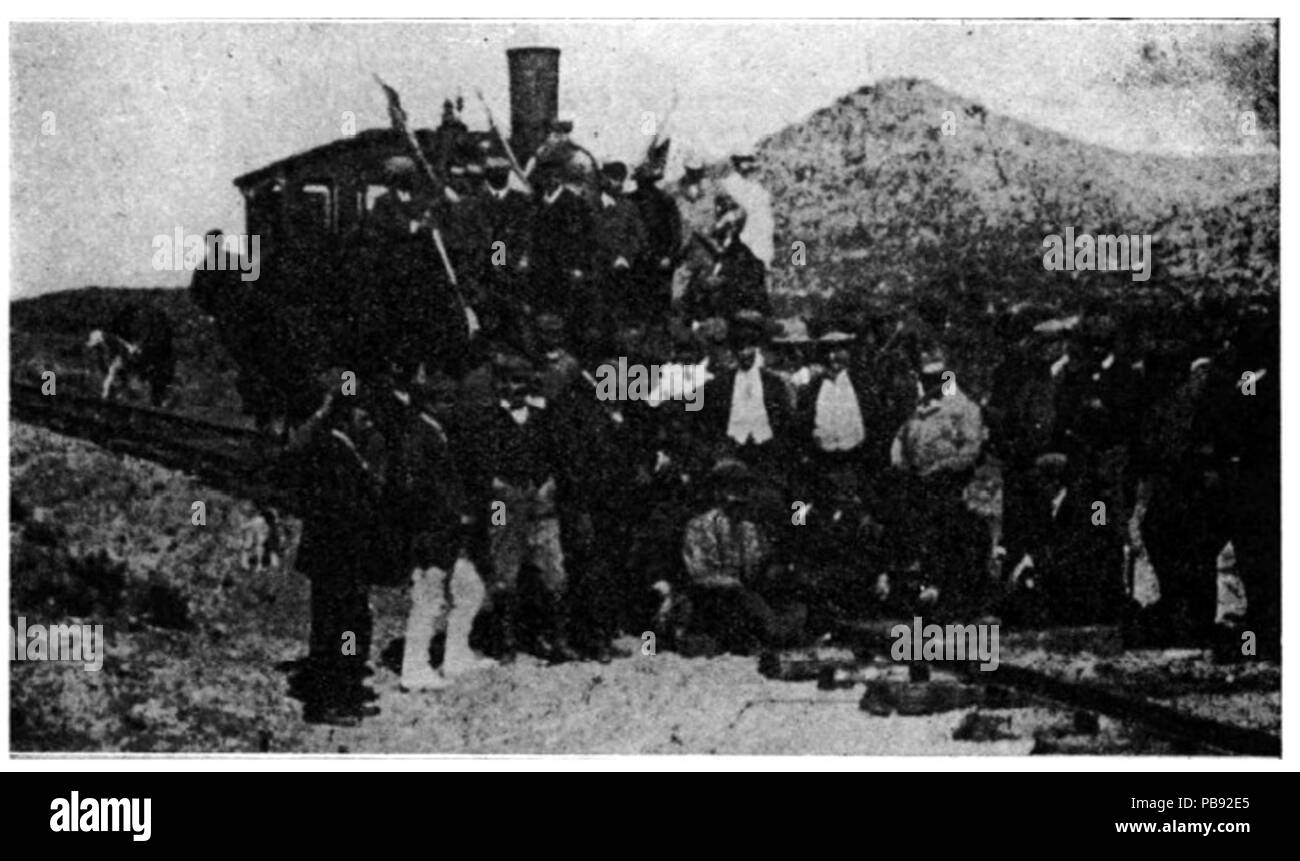 799 Inaugura trem Banque D'Images