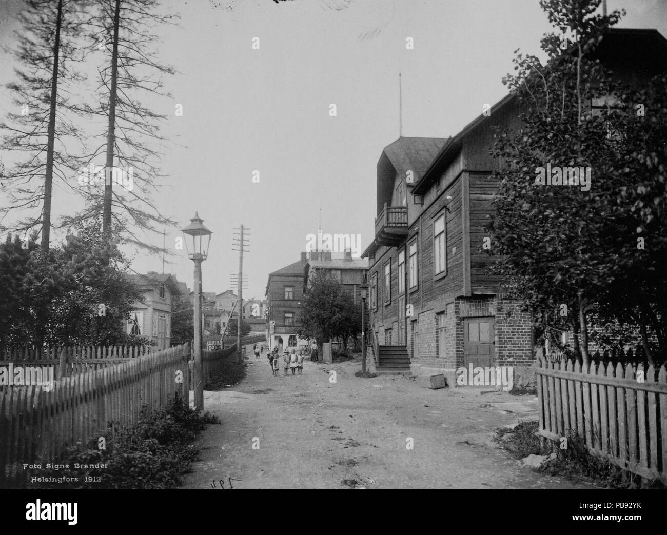 Hertankatu 757, Helsinki 1912 Banque D'Images