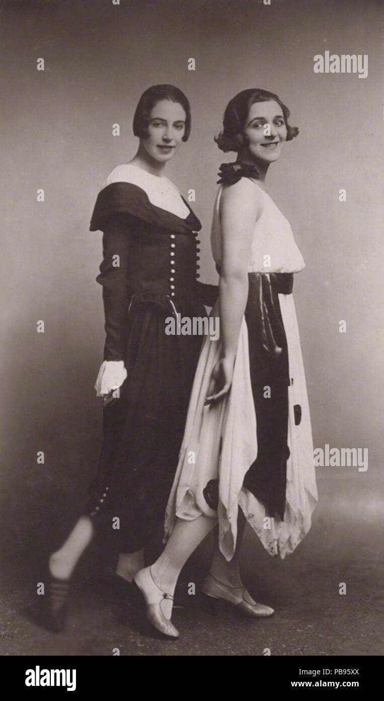 Par Photographe inconnu, méthyle vintage print, 1920 736 Gwen Farrar et Norah Blaney, 1920 Banque D'Images