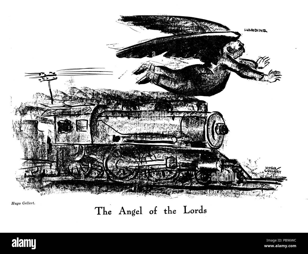 1612 L'Ange des seigneurs, par Hugo Gellert Banque D'Images 1612 L'Ange des seigneurs, par Hugo Gellert Banque D'Images