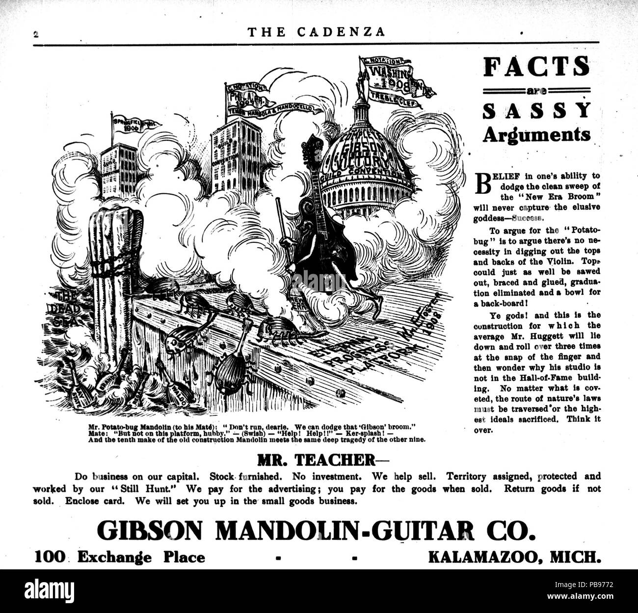 1064 Mr Potato Bug de Cadaenza 15, n° 3 page2 Banque D'Images