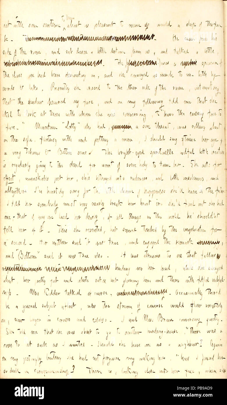 1730 Thomas Butler Gunn Diaries- Volume 2, page 145, Juillet 25, 1851 Banque D'Images