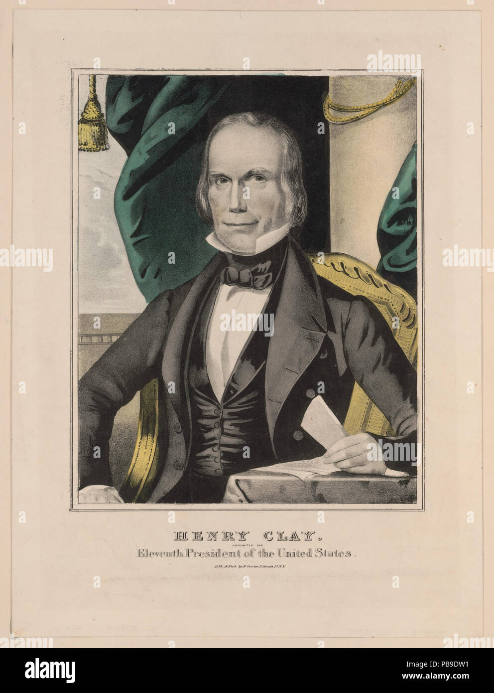 Henry Clay 753- nomination pour onzième président de l'United States RCAC2002695857 Banque D'Images