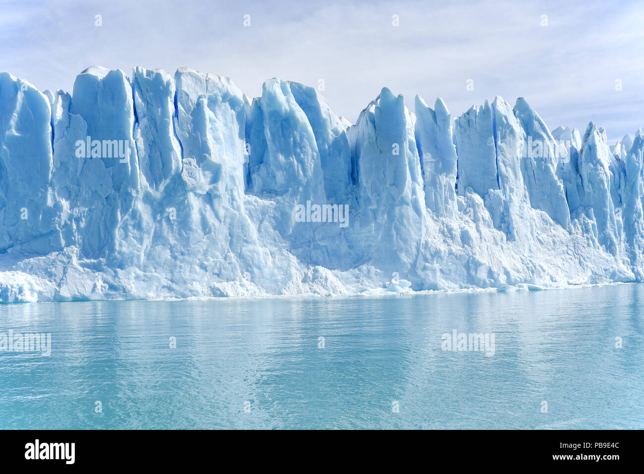 Glacier Perito Moreno au lac turquoise du lac Argentino, Parque Nacional Los Glaciares, en Patagonie, Argentine, Amérique du Sud Banque D'Images